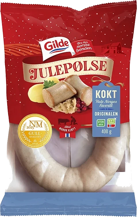 Julepølse Kokt 400g Enh