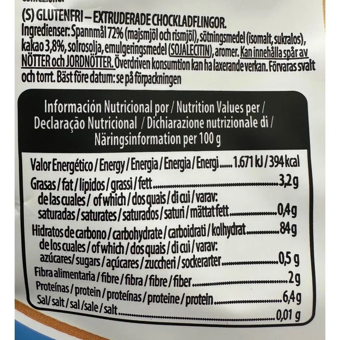 Glutenfria Flingor Chokladpuffar