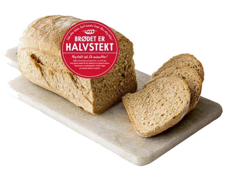 Møllebrød Øko Halvstekt ca 650g Holli Mølle