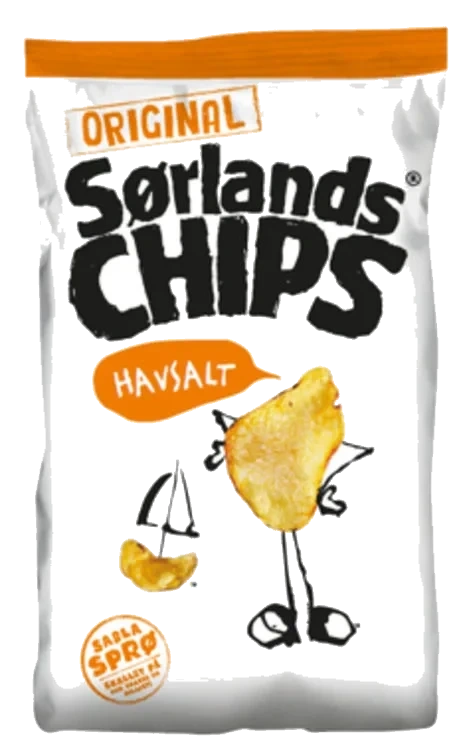 Sørlandschips Original Havsalt 200g