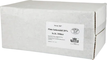 Kokestabil Fløte Bag In Box Tine