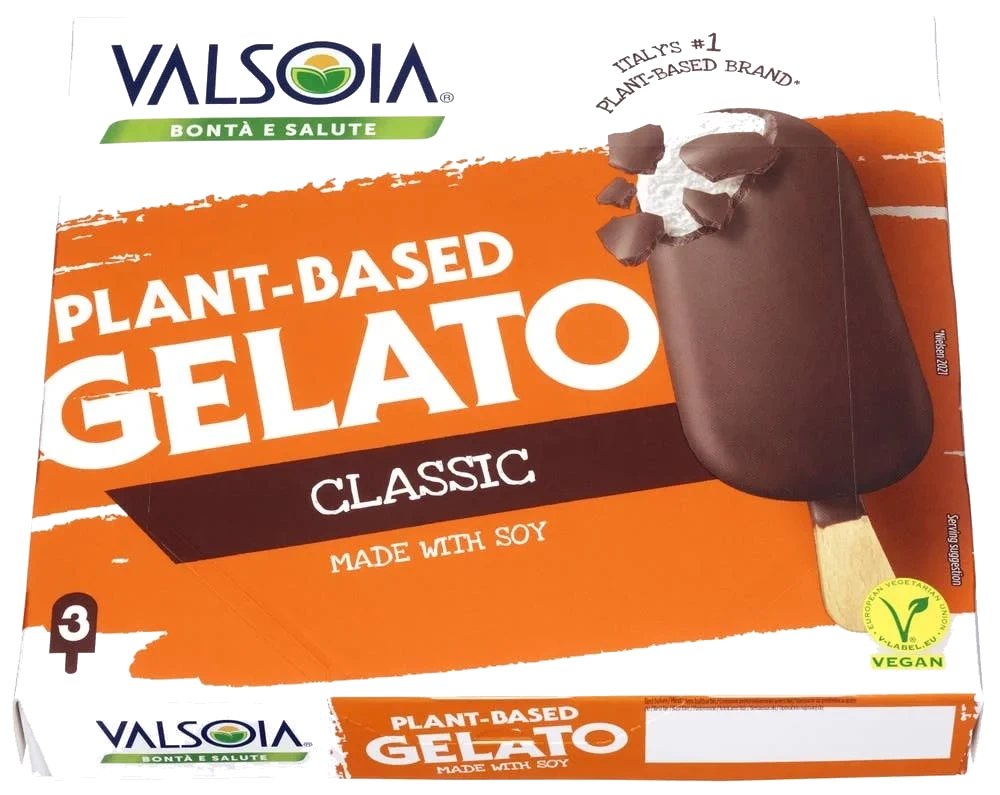 Vegansk gelato pinneis