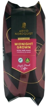 Midnight Grown Kaffe Hele Bønner Arvid Nordquist