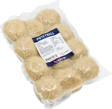 Potetball m/Flesk 12-pak Vakumpakke