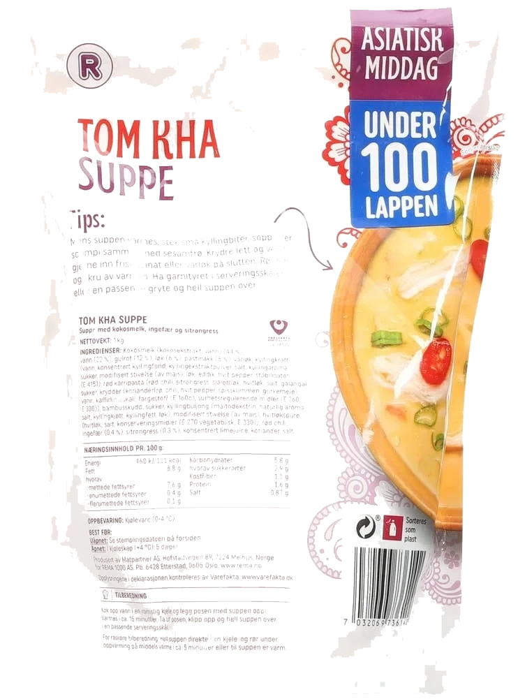 Tom kha suppe