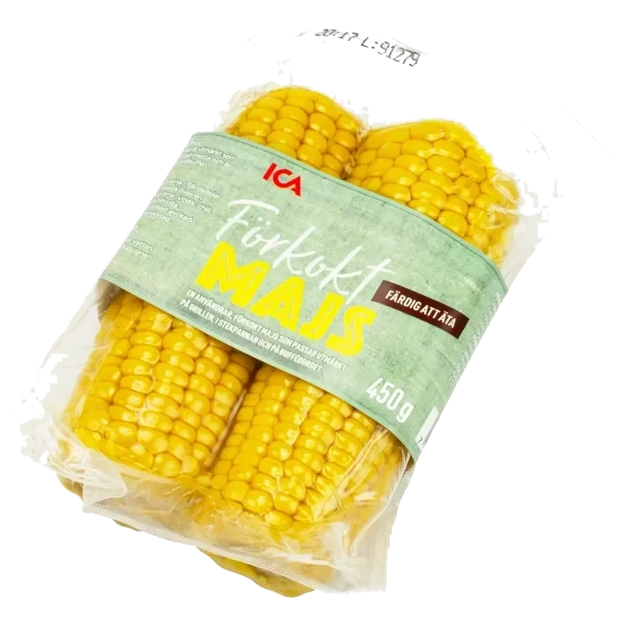 Majs förkokt vacumförpackad 450g ICA