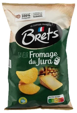 Brets Potetchips m/Comtè 125g Brets