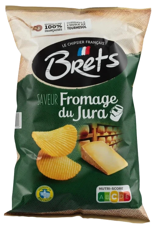Brets Potetchips m/Comtè 125g Brets