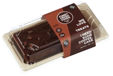 2pk Coffee Chocolate Cake 160g (2 X 80g) Vegansk Raw Økologisk Glutenfri