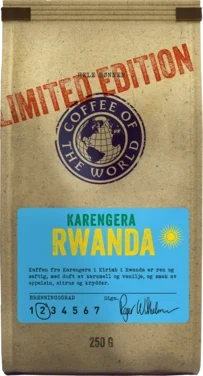 Karengera Rwanda Ltd Edt Hele Bønner 250g Cotw