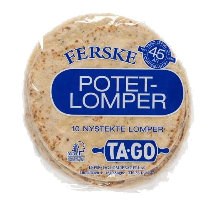 Potetlomper 10stk Tago