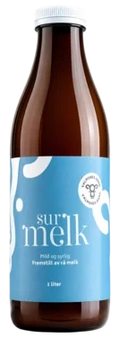 Valmsnes Gård Surmelk Upasteurisert 1l