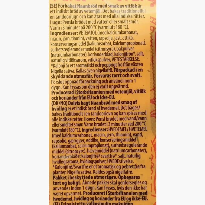 Naanbröd Vitlök 2-pack