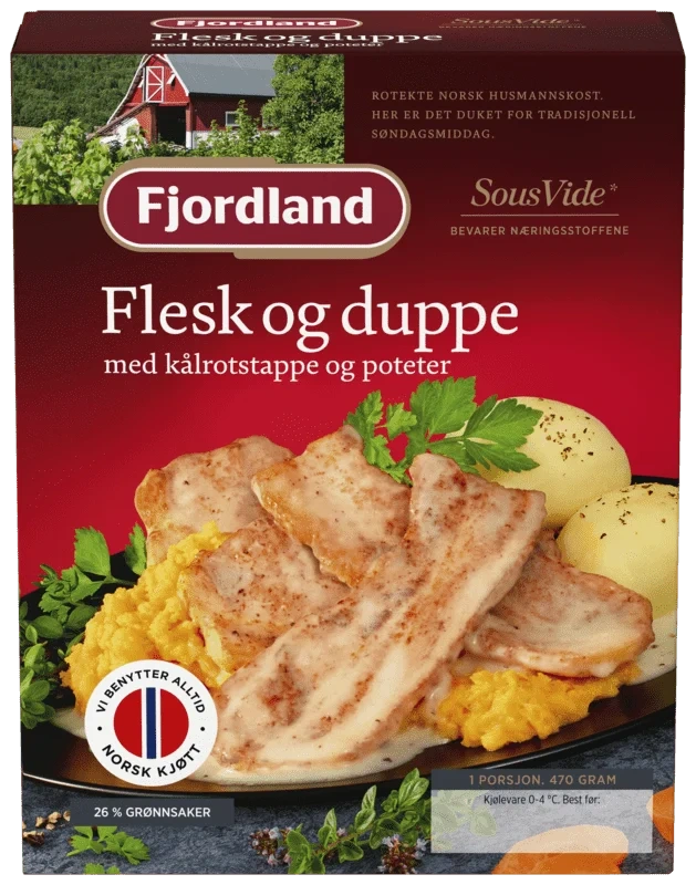 Fjordland Flesk og Duppe 470g