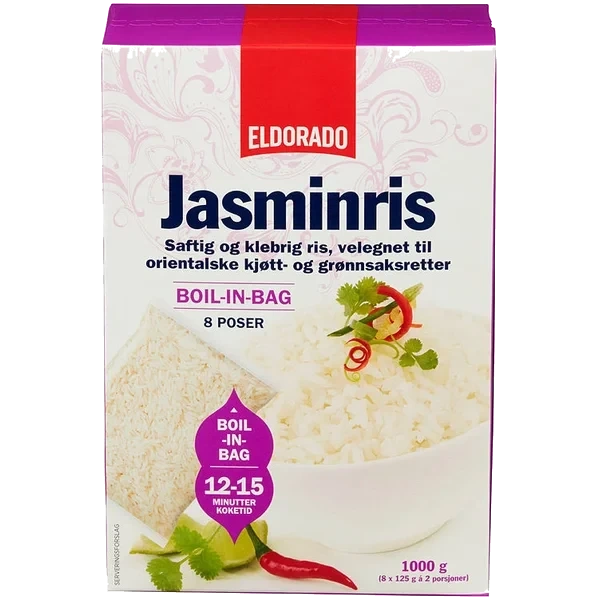 Jasminris Boil In Bag 1kg Eldorado