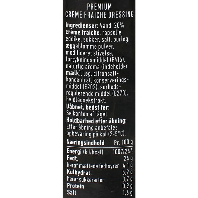 Creme Fraiche Dressing