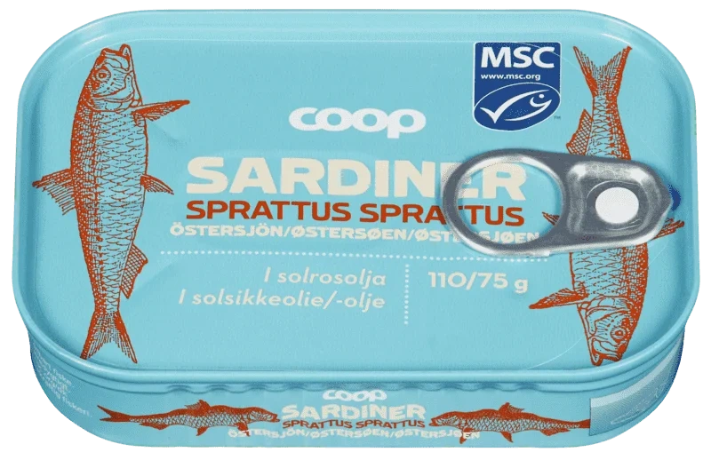 Coop Sardiner i Olje 110g