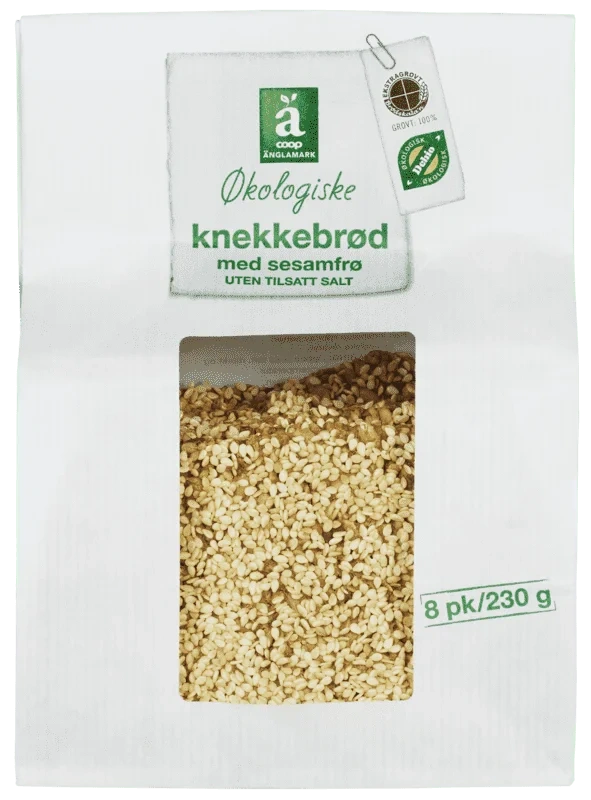 Änglamark Økologiske Knekkebrød med Sesam 230g