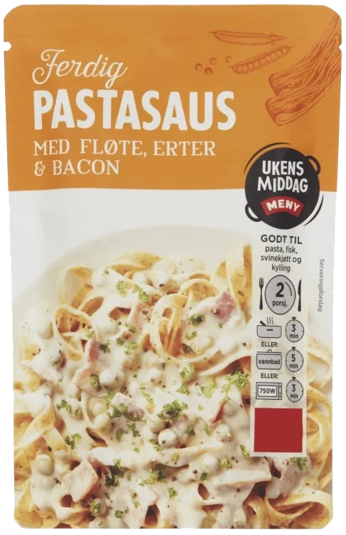 Pastasaus Kremet m/Bacon 1,5dl Meny