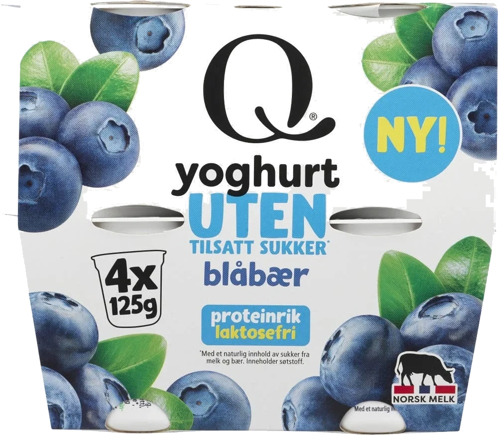 Yoghurt blåbær