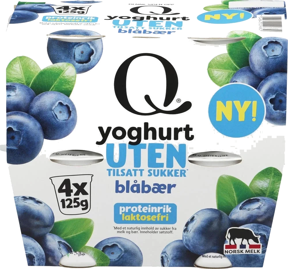 Yoghurt blåbær