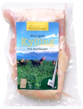 Lårfilet Kylling Øko ca. 500g