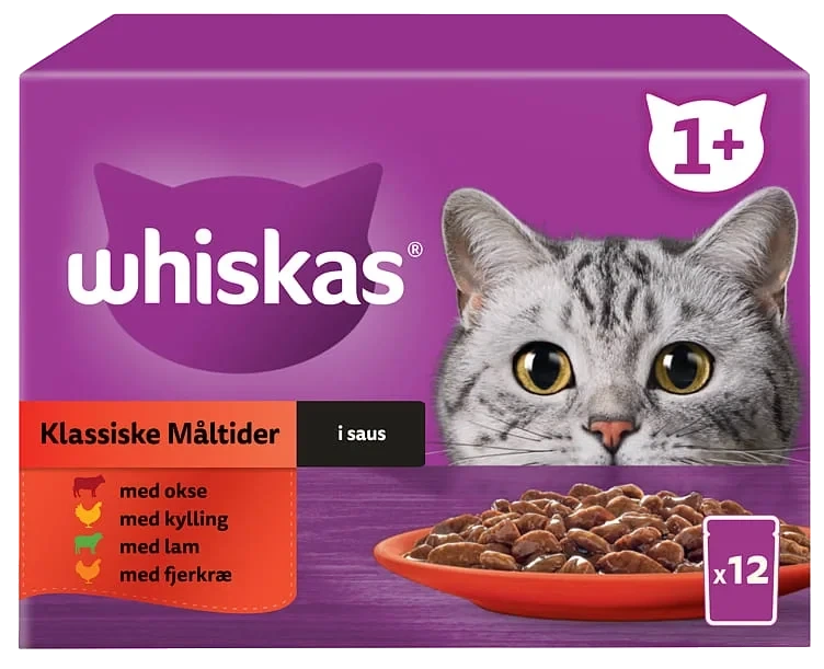 Whiskas 1+ Classic Collection 12x85g