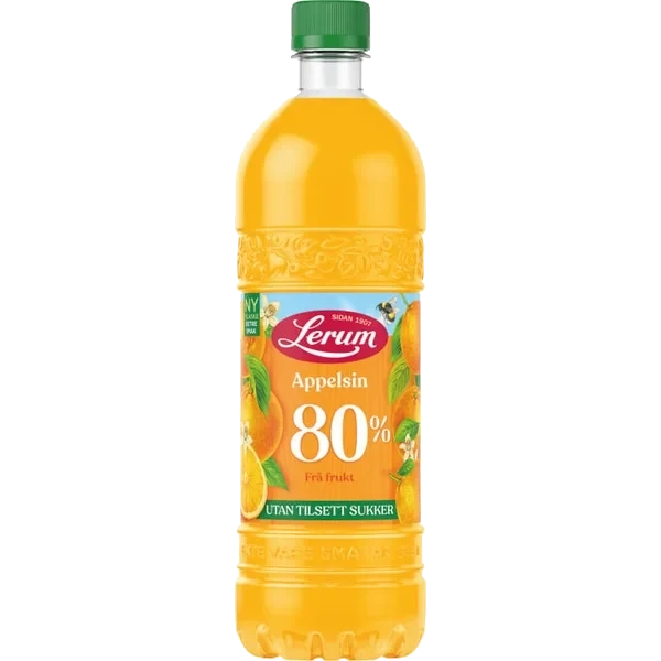 Appelsinsaft U/Sukker 0,75L Lerum