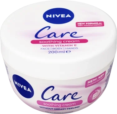 Nivea Care Soothing Cream Jar, 200ml