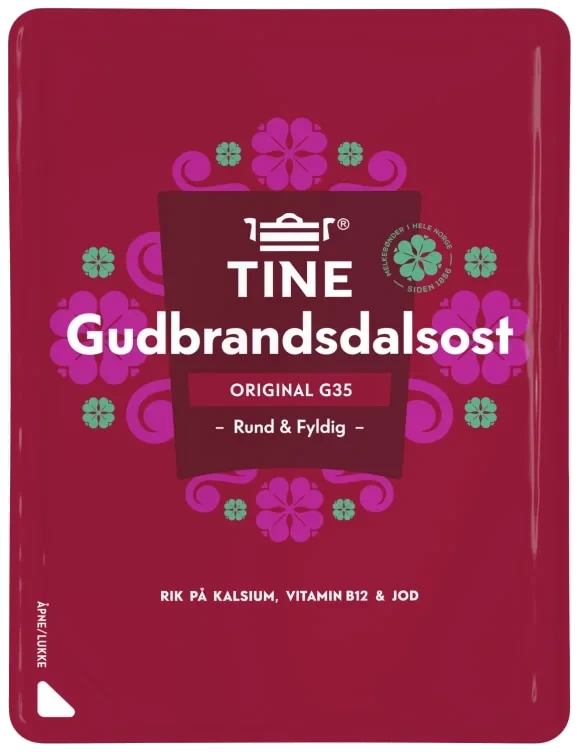 Tine Gudbrandsdalsost 28 % Skiver 130 G