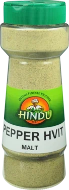 Pepper Hvit Malt Boks Hindu