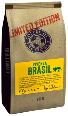Cotw Limited Edition Vivenza - Brasil Hele Bønner 250g Kaffe