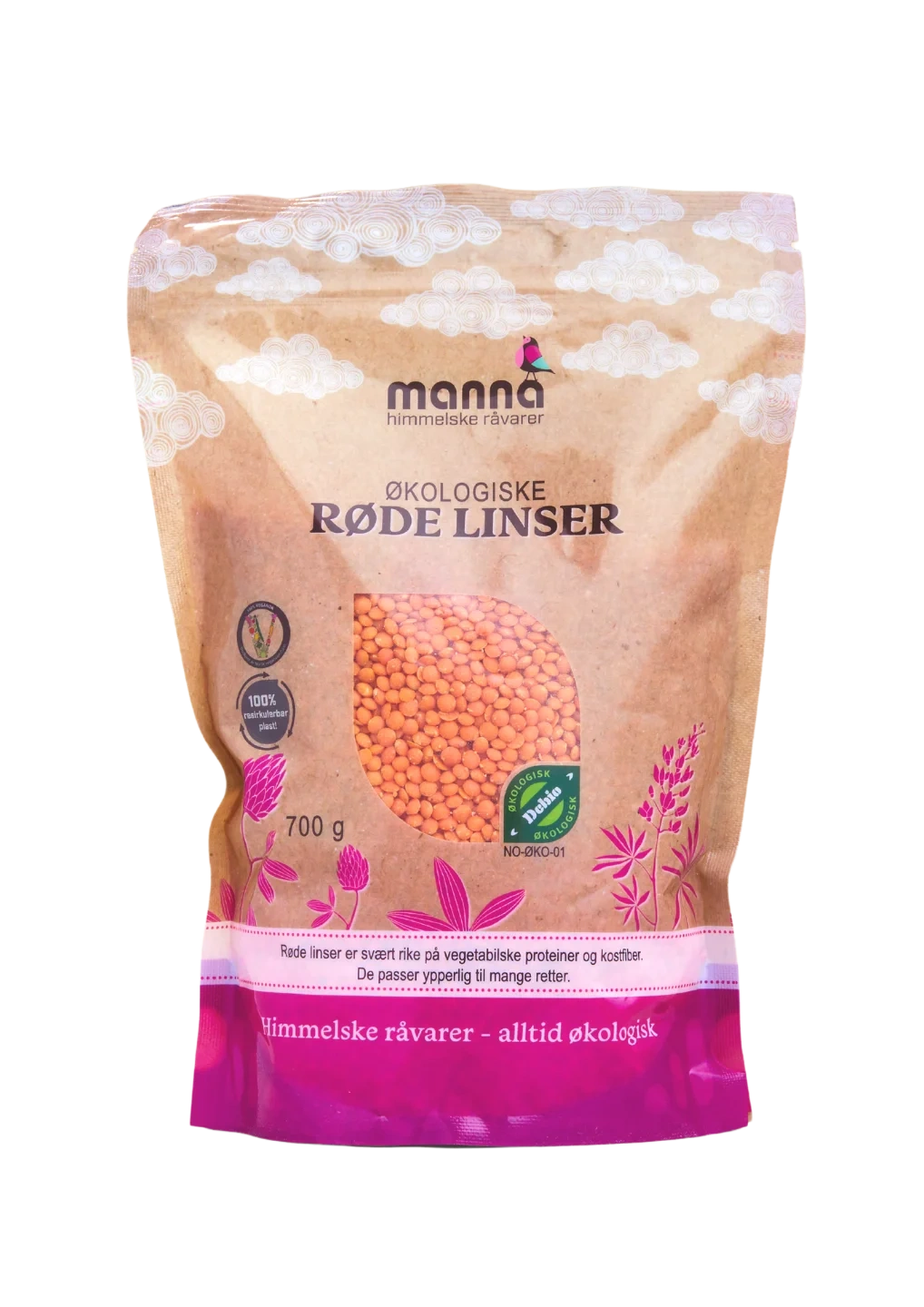 Røde linser økologisk
