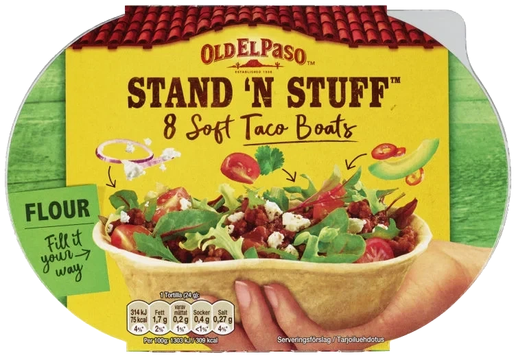 Tortillas Soft Stand'n Stuff 8stk 193g Oep