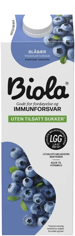 Biola® yoghurtdrikk blåbær