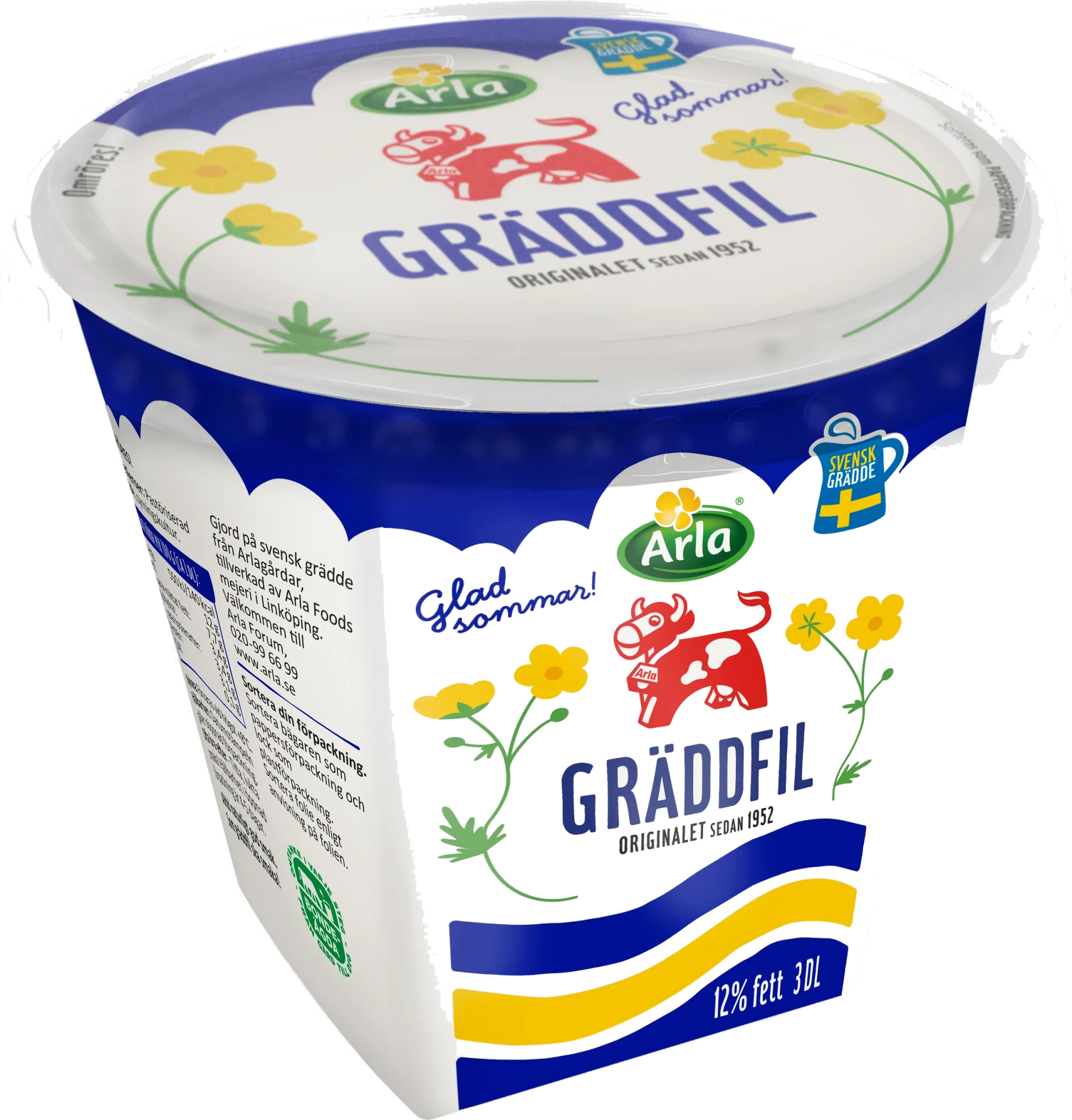 Gräddfil 12% 3 dl
