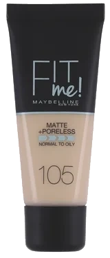 Maybelline New York Fit Me Matte + Poreless Foundation 105 Natural Ivory