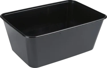 Plastbeger Sort 900ml 1roms Pp 175x119x72mm