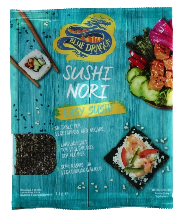 Sushi Nori Blue Dragon 11g Eske 15pk
