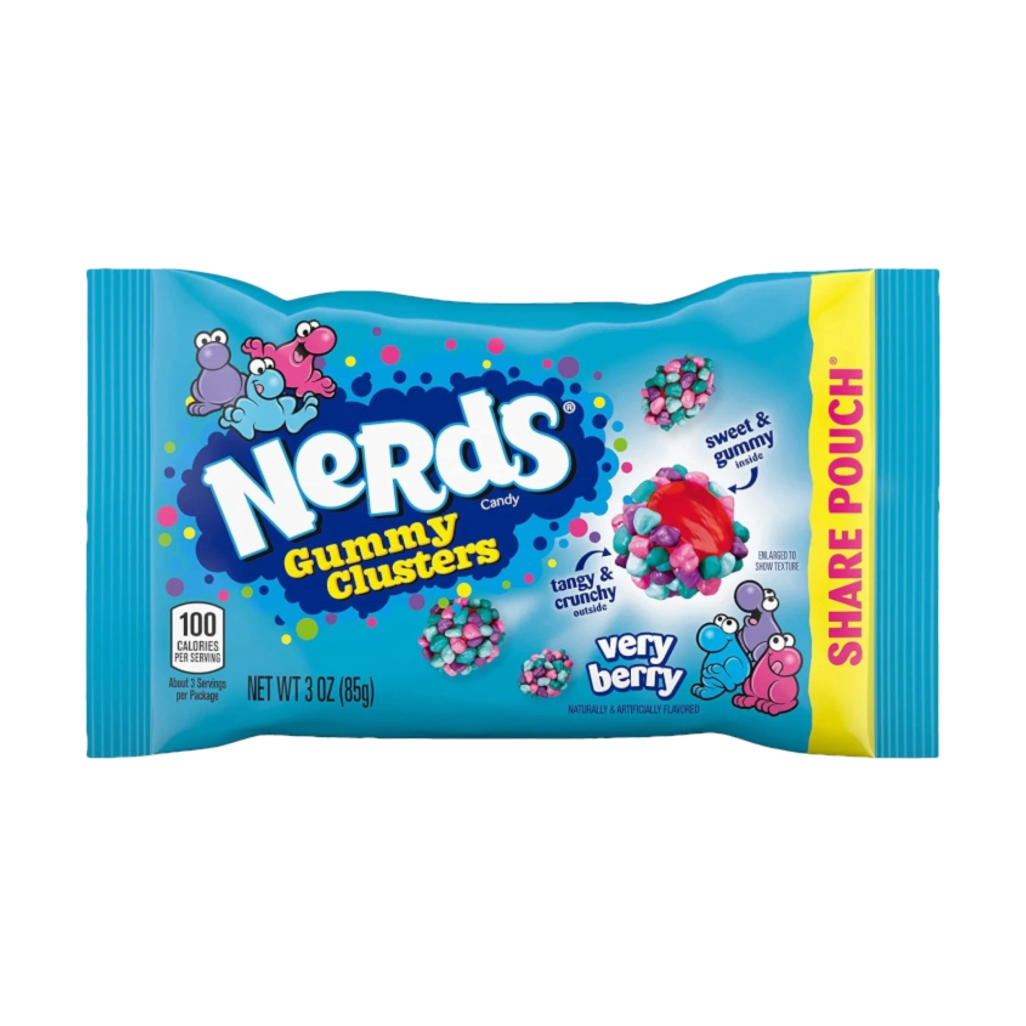 Nerds Gummy Cluster Very Berry Share Pack 85 g