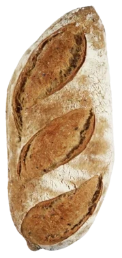 Håndlagd Halvgrovt Landbrød 850g