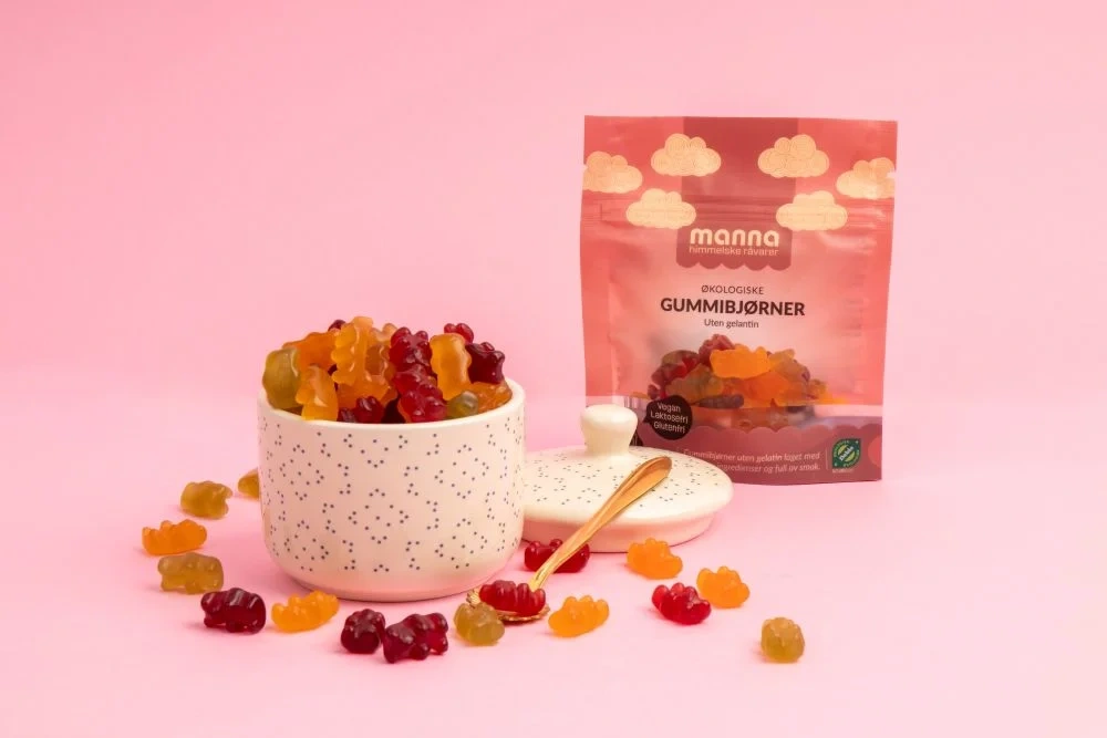 Gummibjørner uten gelatin
