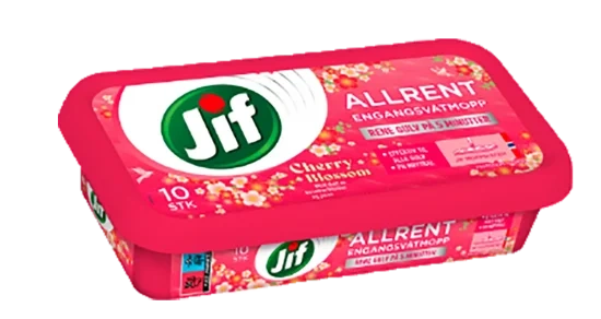 Jif Allrent Engangsvåtmopp Cherry&Blossom 10stk