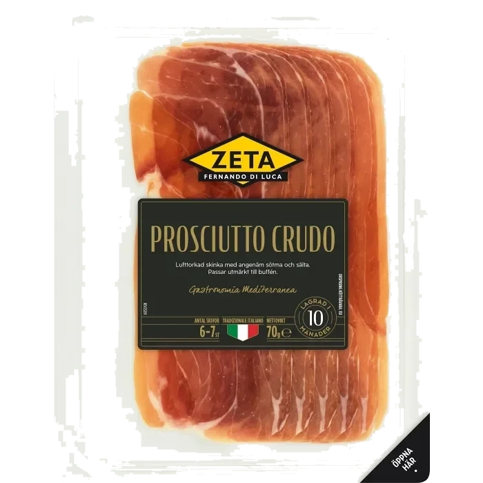 Skinka LufttorkadProsciutto Crudo 70g Zeta