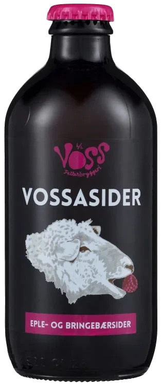 Vossasider Eple&Bringebær 0,33l flaske