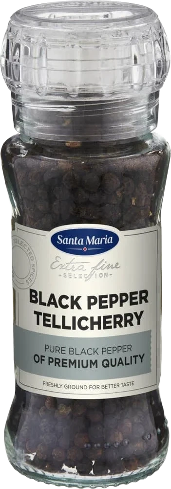 Black Pepper Tellicherry Med kvern, 70 g