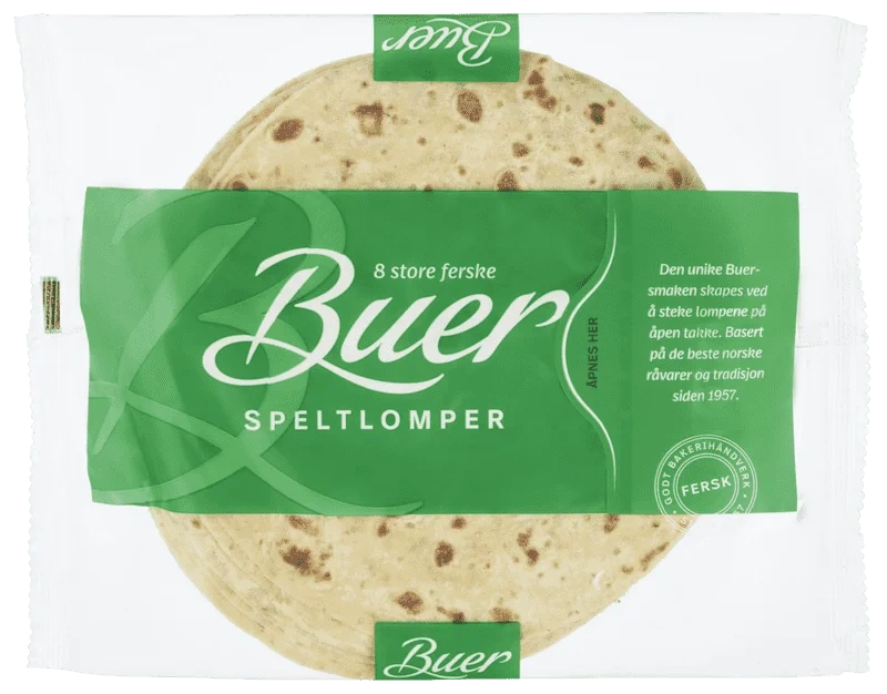 Speltlomper 8stk 270g Buer