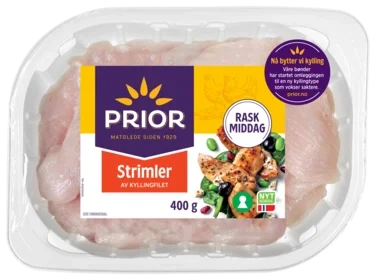 Prior Strimler av kyllingfilet 400g