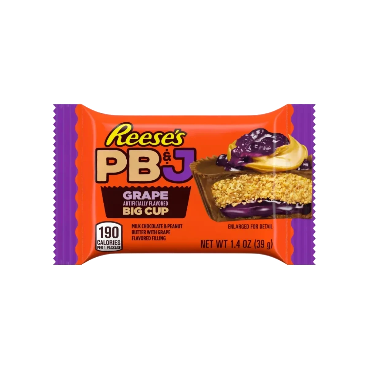 Reese's Big Cup PB&J Grape 39 g