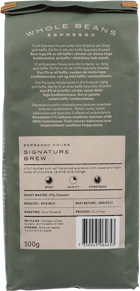 Signature espresso